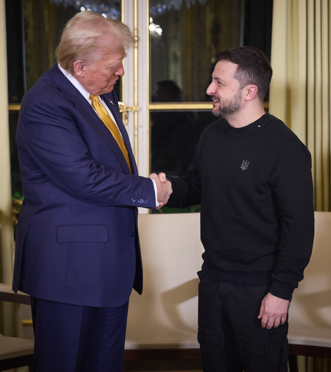 President Trump and President Zelensky meet in Paris in 2024 | Flickr